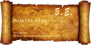 Bujella Elza névjegykártya